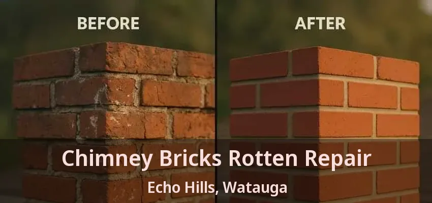 Chimney Bricks Rotten Repair Echo Hills, Watauga - TX