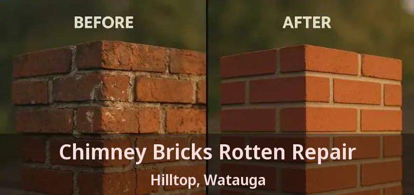 Chimney Bricks Rotten Repair Hilltop, Watauga - TX
