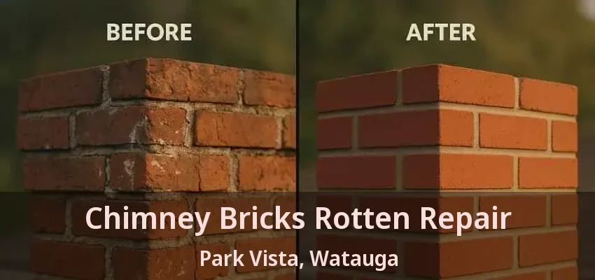 Chimney Bricks Rotten Repair Park Vista, Watauga - TX