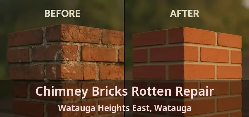 Chimney Bricks Rotten Repair Watauga Heights East, Watauga - TX