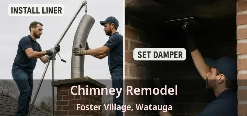 Chimney Remodel Foster Village, Watauga - TX