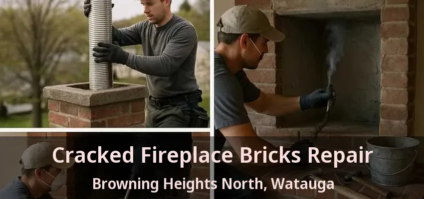 Cracked Fireplace Bricks Repair Browning Heights North, Watauga - TX