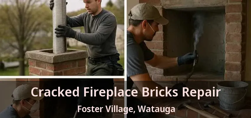 Cracked Fireplace Bricks Repair Foster Village, Watauga - TX