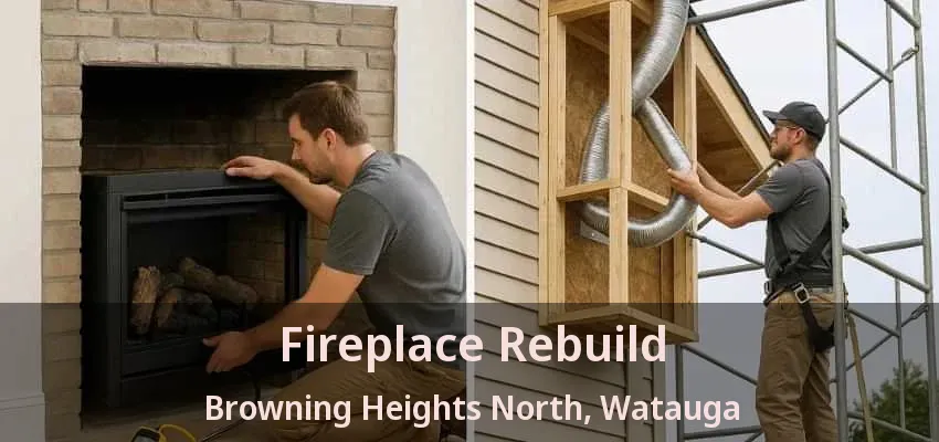 Fireplace Rebuild Browning Heights North, Watauga - TX