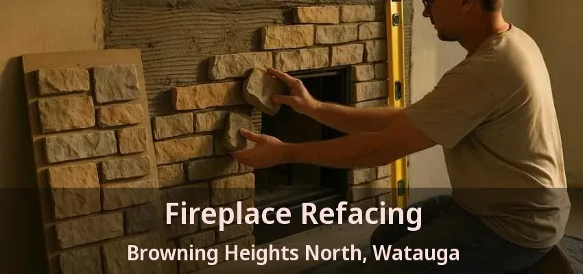 Fireplace Refacing Browning Heights North, Watauga - TX