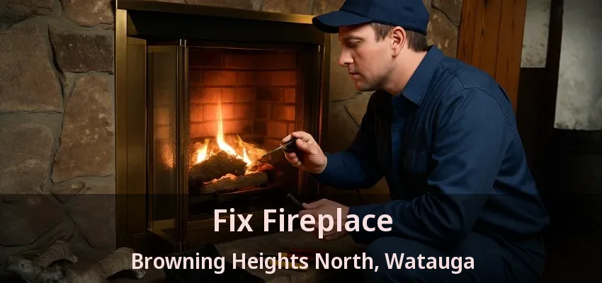 Fix Fireplace Browning Heights North, Watauga - TX