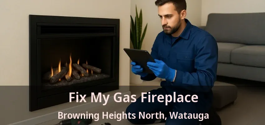 Fix My Gas Fireplace Browning Heights North, Watauga - TX