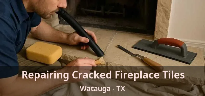 Repairing Cracked Fireplace Tiles Watauga - TX